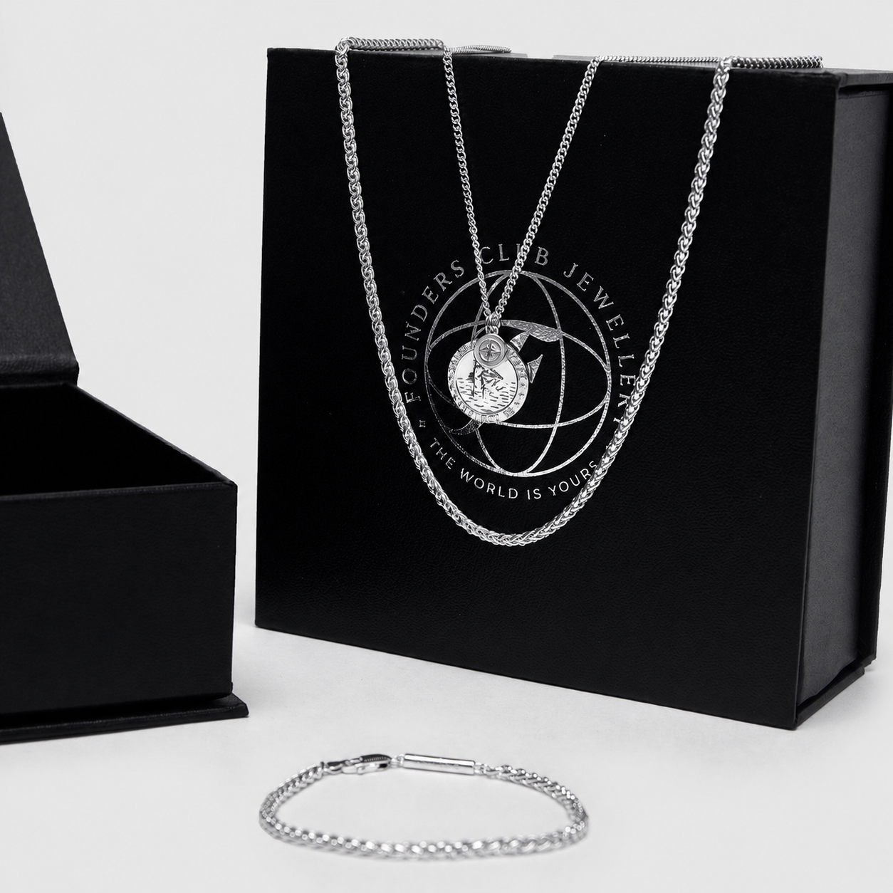 St. Christopher Layered Set (SILVER)