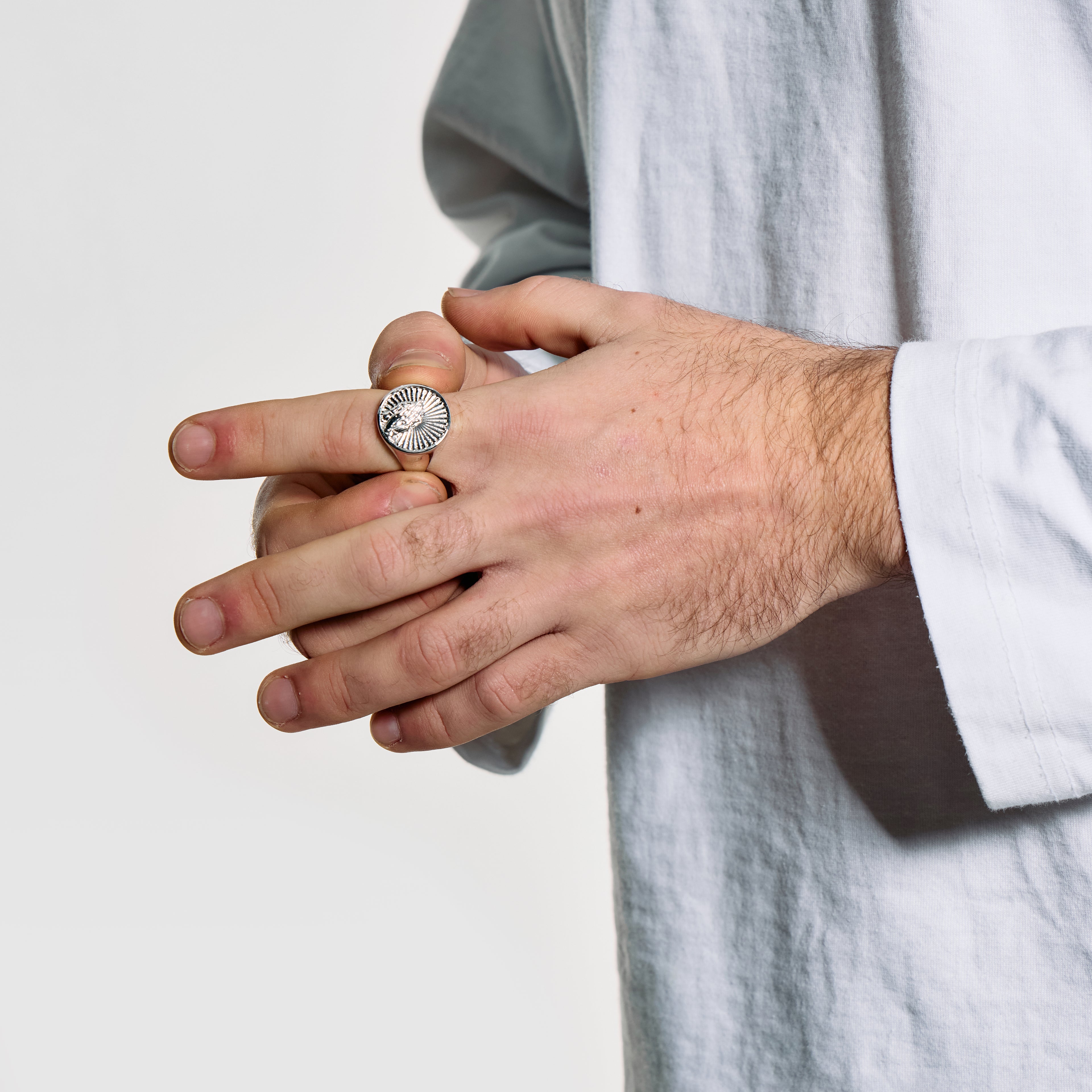 Praying Hands Ring (SILVER)