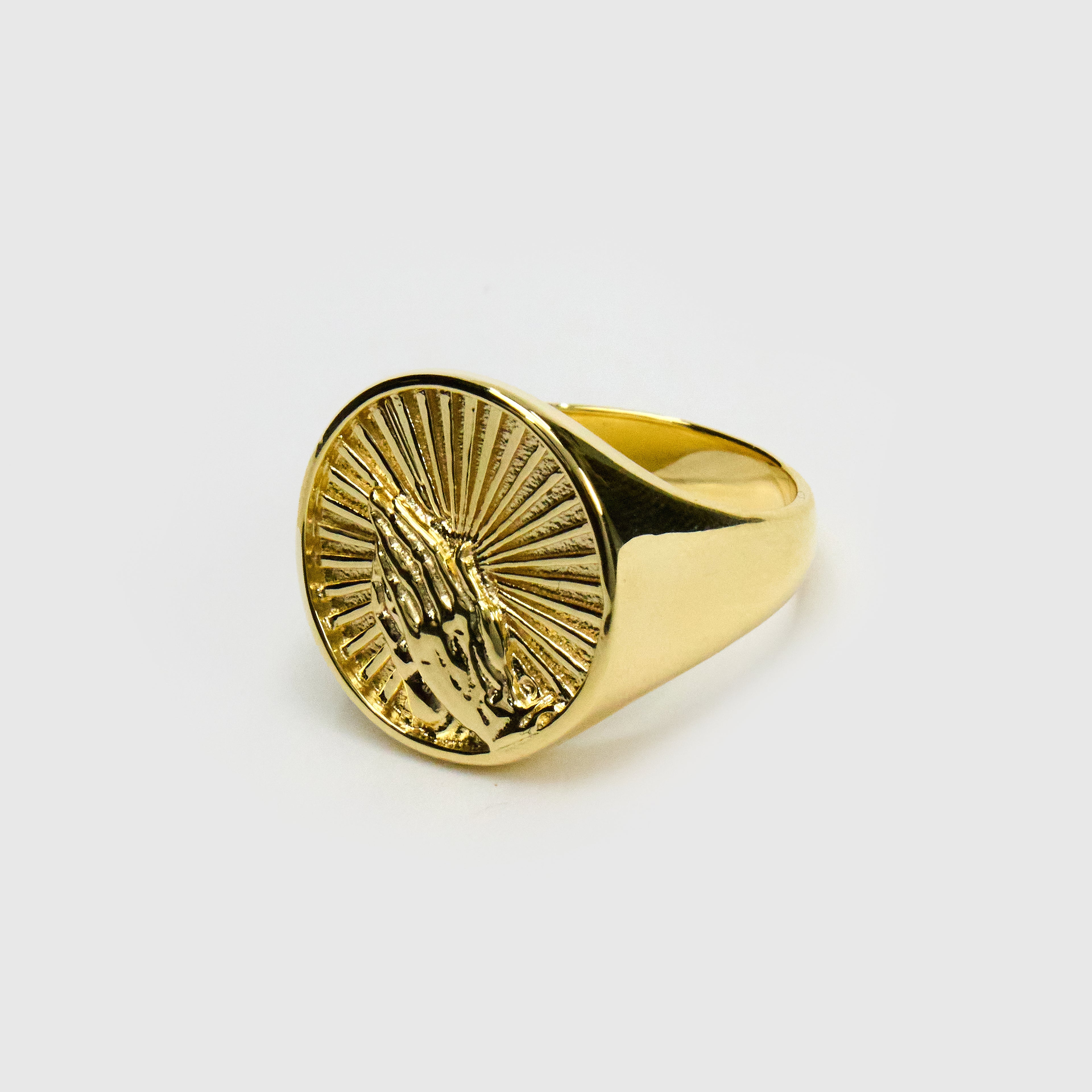 Praying Hands Ring (GOLD)
