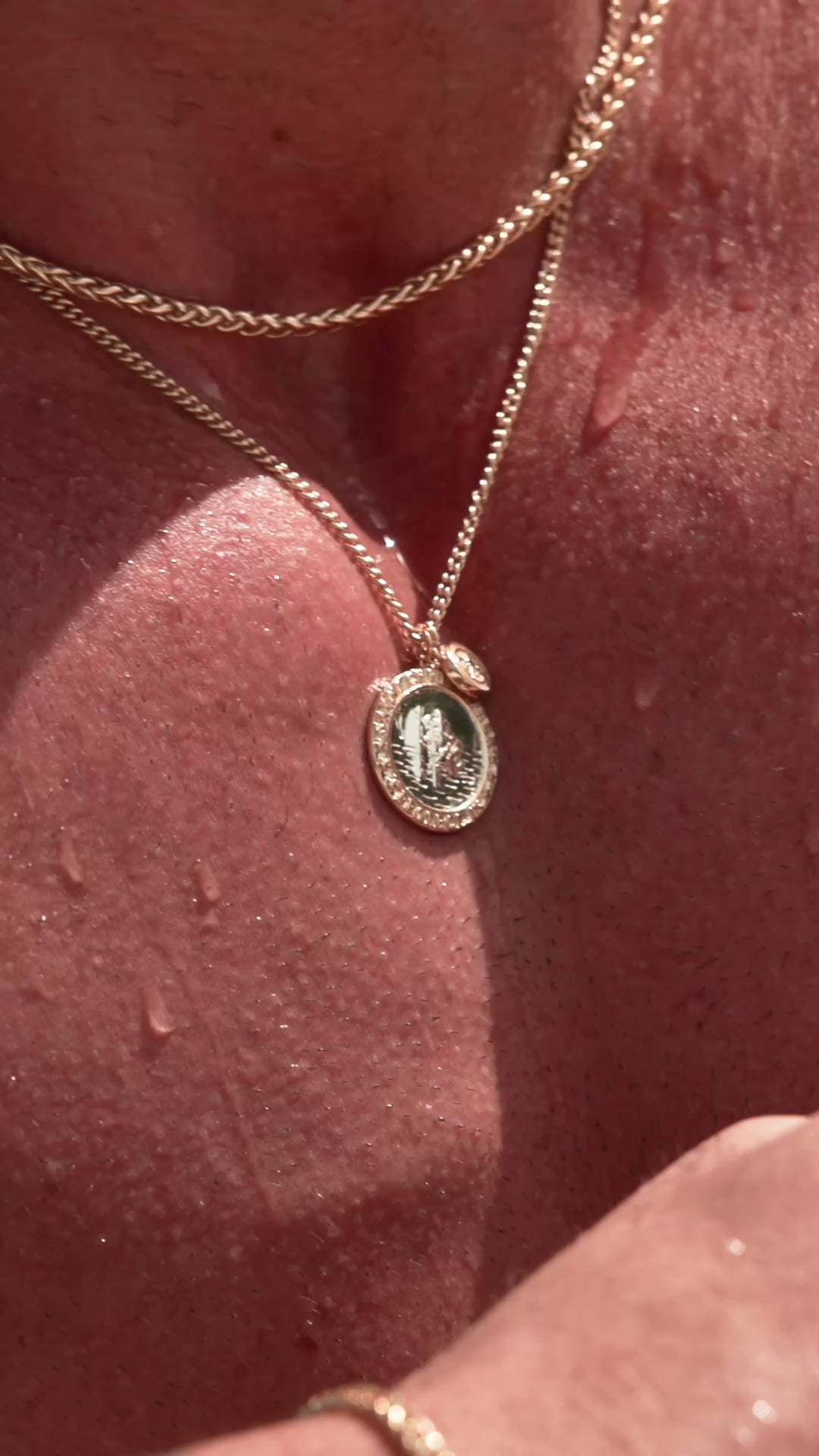 St.Christopher Layered Set (GOLD)